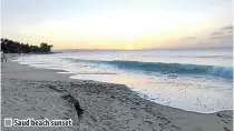  ?? ?? Saud beach sunset