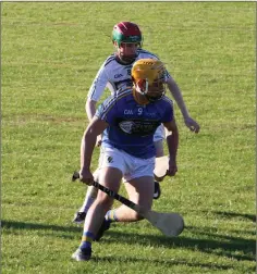  ??  ?? Wicklow captain David Maloney in action in Hawkfield.