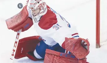  ?? - Archives ?? Carey Price a dû se désister à la demande de la direction du Canadien.