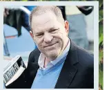  ??  ?? CHARGED Movie mogul Weinstein