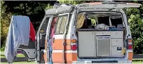  ?? RICKY WILSON/ STUFF ?? Restrictio­ns are set to be put on South Waikato freedom campers.