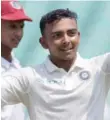  ??  ?? Prithvi Shaw