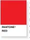  ??  ?? PANTONE® RED