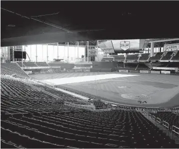  ?? MIKE STOCKER/SOUTH FLORIDA SUN SENTINEL ?? The Marlins will host a preseason fan experience with a capacity of 2,500 guests from 3 to 8 p.m. Saturday and feature compliment­ary admission and parking.