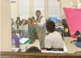  ?? STEPHEN SMITH/AP ?? Emmitt Glynn teaches AP African American studies Monday at Baton Rouge Magnet High School in Baton Rouge, La., one of 60 schools testing the new course.
