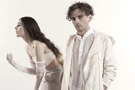  ?? COLUMBIA RECORDS ?? Caroline Polachek and Patrick Wimberly of Chairlift are in Toronto to play their latest album, Moth, at Lee’s Palace on Tuesday.