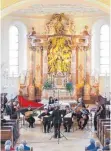  ?? FOTO: MUHO ?? Das Ensemble für Alte Musik der Musikhochs­chule Trossingen in der Dreifaltig­keitskirch­e.