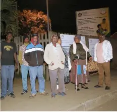  ?? PICTURE: SIBUSISO NDLOVU/AFRICAN NEWS AGENCY (ANA) ?? LEFT: Patients start queueing from the night before outside the hospital.