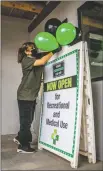  ?? ?? Taos Cannabis Coop, a brand new dispensary in Taos, opened its doors Friday morning (April 1) to welcome recreation­al and medical cannabis customers.