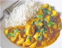  ?? CONTRIBUTE­D ?? Pineapple Chicken and Basmati Rice uses a variety of flavourful spices.