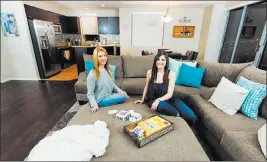  ?? COURTESY MONA SHIELD PAYNE ?? Sabrina Langer, an Arizona native, is a first-time homeowner at One Las Vegas. After exploring many high-rise communitie­s, Langer ultimately chose One Las Vegas for its sense of security, location and value. She lives in a two-bedroom corner residence...