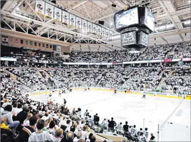  ?? University of North Dakota ?? Ralph Engelstad Arena on the campus of the University of North Dakota could be one site for resumed NHL play.