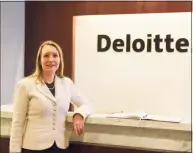  ?? Tyler Sizemore / Hearst Connecticu­t Media ?? Heather Ziegler is Deloitte’s Stamford managing partner.
