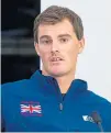  ??  ?? Jamie Murray: “At home like everyone else”.