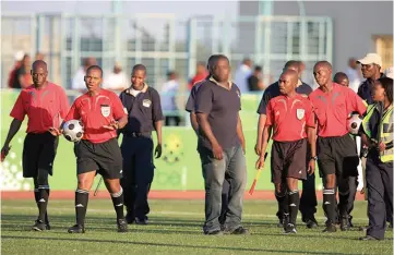  ?? ?? MORE DRAMA: According to the latest reports ...local referees have not been briefed regarding the commenceme­nt of the league