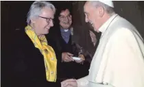  ??  ?? Annette Schavan kennt den Papst von vielen Begegnunge­n.