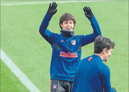  ?? FOTO: EFE ?? Joao Félix volverá a un once del Atlético de Madrid ante el Sevilla, tras jugar media hora contra el Villarreal y el Espanyol