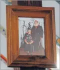  ?? Photos: ANDREA O’NEIL ?? Pride of place: Former marae manager Newton Crawford’s photo overlooks the meeting house he never saw opened.