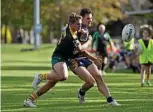  ?? Photo: Kevin Farmer ?? REP POTENTIAL: Nick Van Der Poel (left) could be one of the players lining up for the Clydesdale­s U20s side.