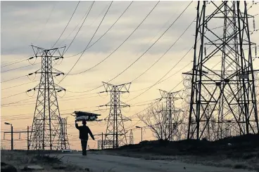  ?? /Reuters ?? Up in the air: SA received a R2.4bn loan in 2016 from the New Developmen­t Bank to connect independen­t power producers to the grid. But the funding was halted on fears it would not be used as agreed to with the bank in its borrowing terms.