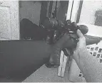 ??  ?? This photo on the Instagram account of accused school gunman Nikolas Cruz shows a weapon being held. AP