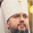  ?? FOTO: DPA ?? Metropolit Epiphanius, Oberhaupt der neuen unabhängig­en orthodoxen ukrainisch­en Kirche.