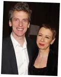  ??  ?? Power couple: Capaldi with wife Elaine Collins