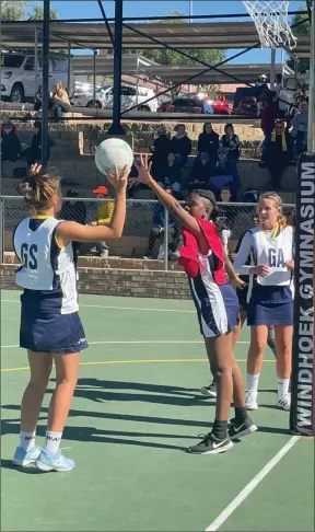  ?? Photo: Maurice Kambukwe ?? Game on… The Capricorn Group Schools Netball League was recently relaunched in the capital.
