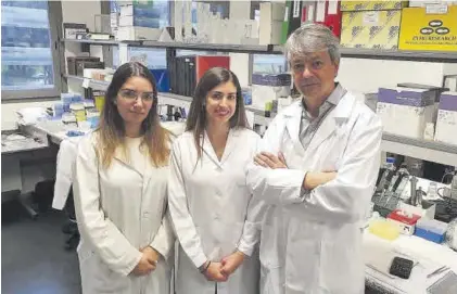  ?? UEX ?? Investigad­ores del grupo de Señalizaci­ón en patologías clínicas de la UEx.