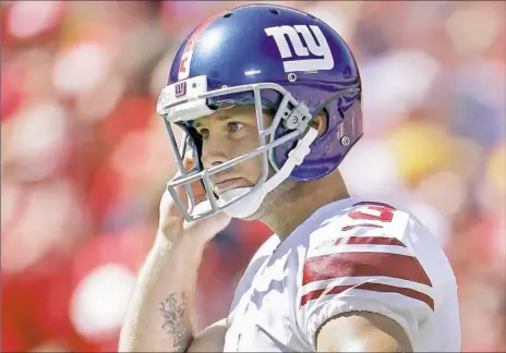  ?? Charlie Riedel/Associated Press ?? Giants kicker Josh Brown admitted in journal entries and emails that he verbally and physically abused his wife.