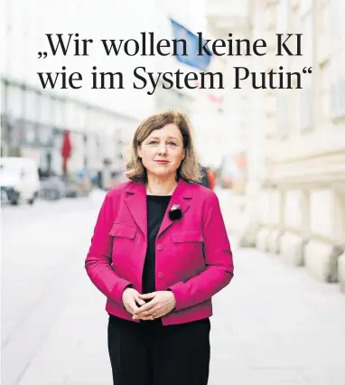  ?? [Caio Kauffmann] ?? Jourová: „Die neue slowakisch­e Führung unterwande­rt die Demokratie auf der Überholspu­r.“