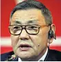  ??  ?? CONTROVERS­Y AIBA president Gafur Rakhimov