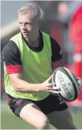  ??  ?? Weight and see: Ulster scrumhalf David Shanahan in training