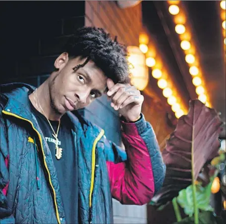  ?? Photograph­s by Tyler Blint-Welsh The Washington Post ?? “IF YOU’RE really chosen for music, it just comes to you,” says Masego, who grew up with gospel and branched widely from there.