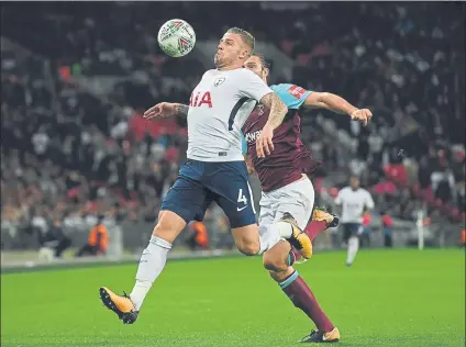  ?? FOTO: GETTY ?? Tobby Alderweire­ld, central del Tottenham y de la selección belga, es uno de los defensas con mayor experienci­a y cartel en Europa