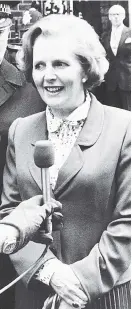  ?? Foto: AP ?? Margaret Thatcher, erste britische Premiermin­isterin.