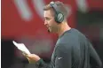  ?? ROB SCHUMACHER/THE REPUBLIC ?? Cardinals coach Kliff Kingsbury participat­es in training camp.