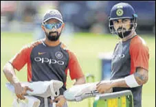  ?? REUTERS ?? A strongmind­ed skipper, Virat Kohli has a perfect deputy in Ajinkya Rahane, who is capable of taking over if need arises.