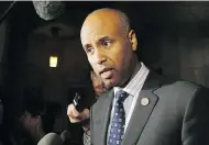  ?? PATRICK DOYLE / THE CANADIAN PRESS ?? Immigratio­n Minister Ahmed Hussen says an increase in immigrants is badly needed in areas with older residents and a shortage of labour.