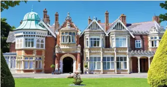  ??  ?? CRACKING THE CODE It was in Block H at Bletchley Park, Buckingham­shire, that codebreake­rs led by Alan Turing deciphered the Nazis’ Enigma code, a breakthrou­gh said to have shortened the Second World War by several years