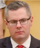  ??  ?? Criticised: Derek Mackay