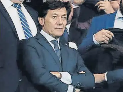  ?? FOTO: SIRVENT ?? José Ramón Lete, presidente del CSD, dejó muy claro que no ha habido ninguna injerencia del Gobierno en las elecciones de la RFEF