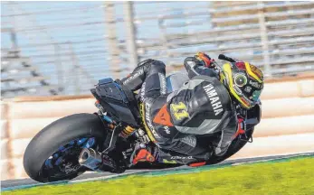  ?? FOTO: PR ?? Der Berkheimer Sandro Cortese auf der Teststreck­e von Jerez de la Frontera.