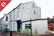  ??  ?? Bargain with a catch: The three-bedroom house