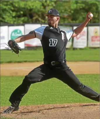  ?? PETE BANNAN — DIGITAL FIRST MEDIA ?? Archbishop Carroll’s Jake Kelchner had nine strikeouts in six Patriots defeated Bonner & Prendergas­t 5-0 Wednesday. innings of work as the