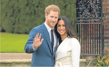  ?? Picture: PA. ?? Harry and Meghan’s engagement was confirmed last month.