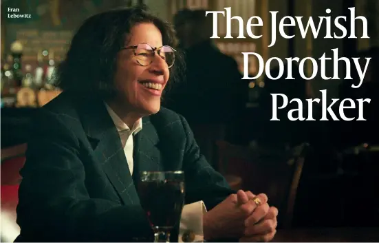  ?? PHOTO: NETFLIX ?? Fran Lebowitz