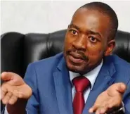  ?? ?? Nelson Chamisa