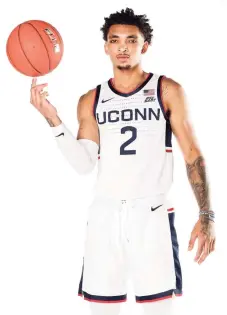  ?? UConn Athletics / Contribute­d Photo ?? UConn sophomore guard James Bouknight could very well be an NBA lottery pick next summer.