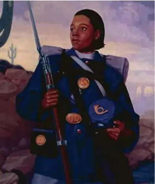  ?? U.S. Army | St. Martin’s Press ?? Buffalo Soldier Cathy Williams is the subject of the fictional book, “Daughter of a Daughter of a Queen.”